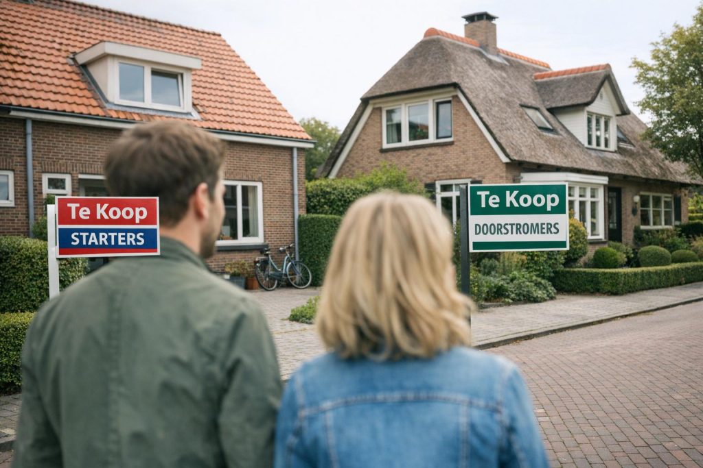 hypotheekmarkt en woningmarktverschillen tussen doorstromers en starters