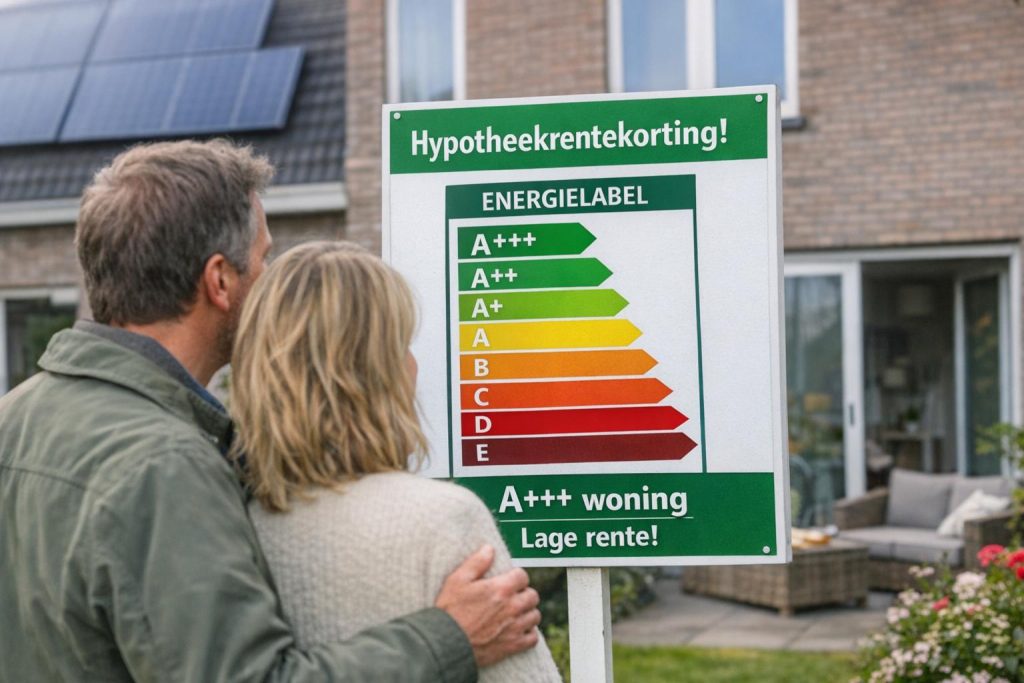 hypotheekrentekorting voor energielabel a+++ woningen