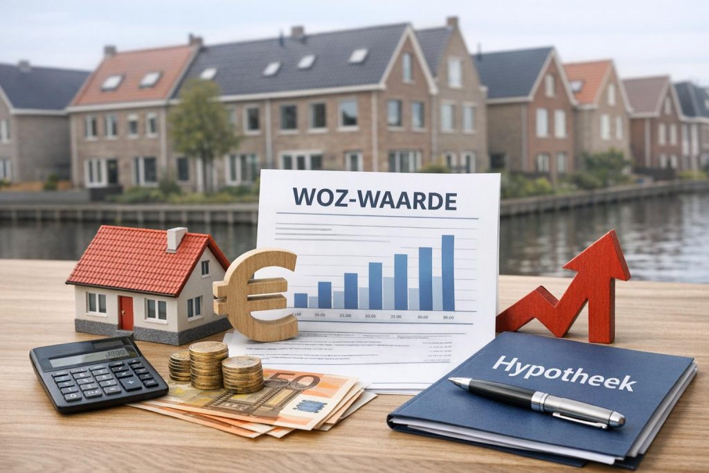 woz waarde en huizenprijzen in nederland